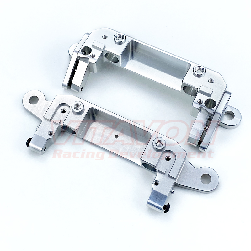 VITAVON CNC Aluminum 7075 Front & Rear Bumper Mount for Axial SCX6 Jeep Wrangler Trail Honcho 1/6