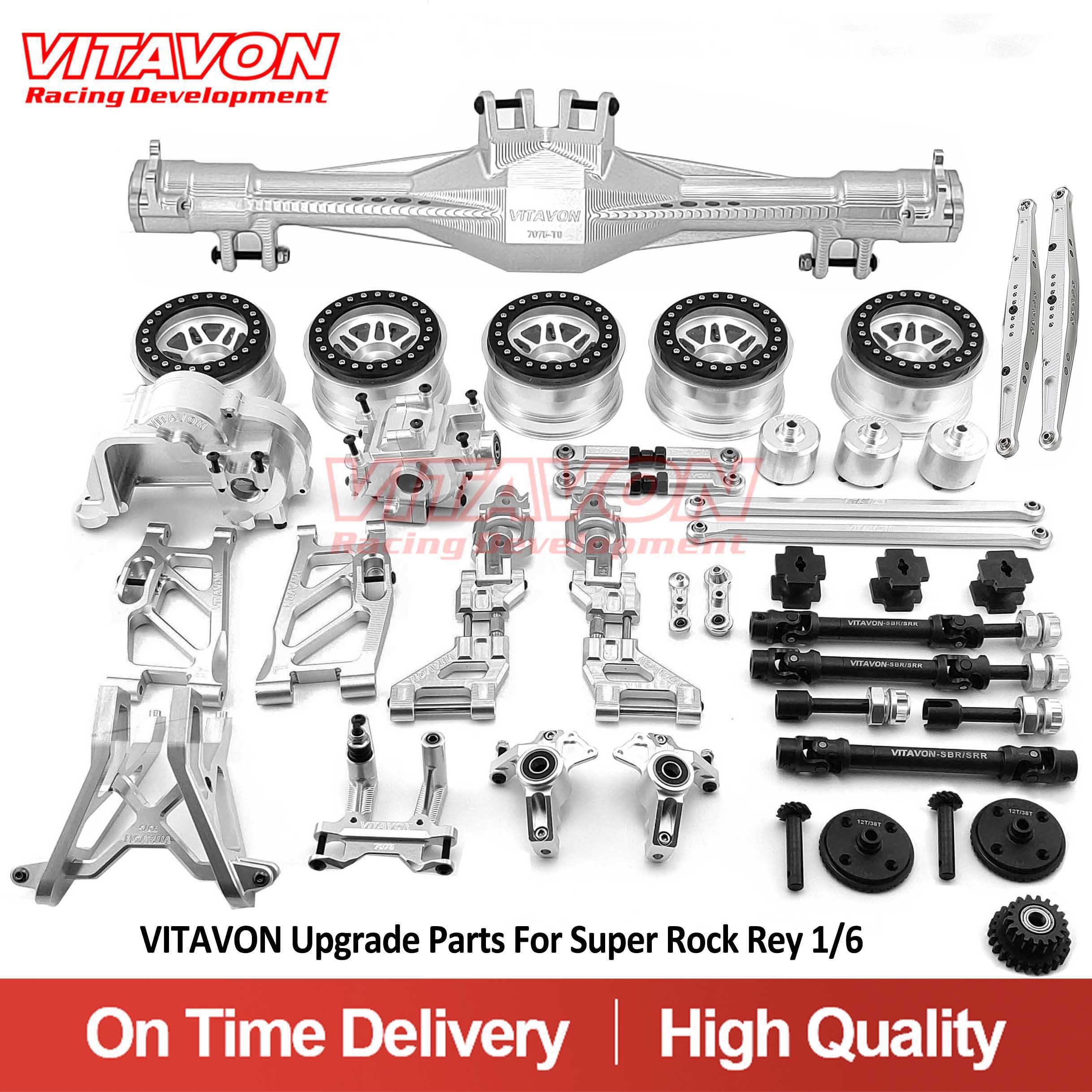 VITAVON SRR Redesigned CNC upgrade parts for Super Rock Rey 1/6