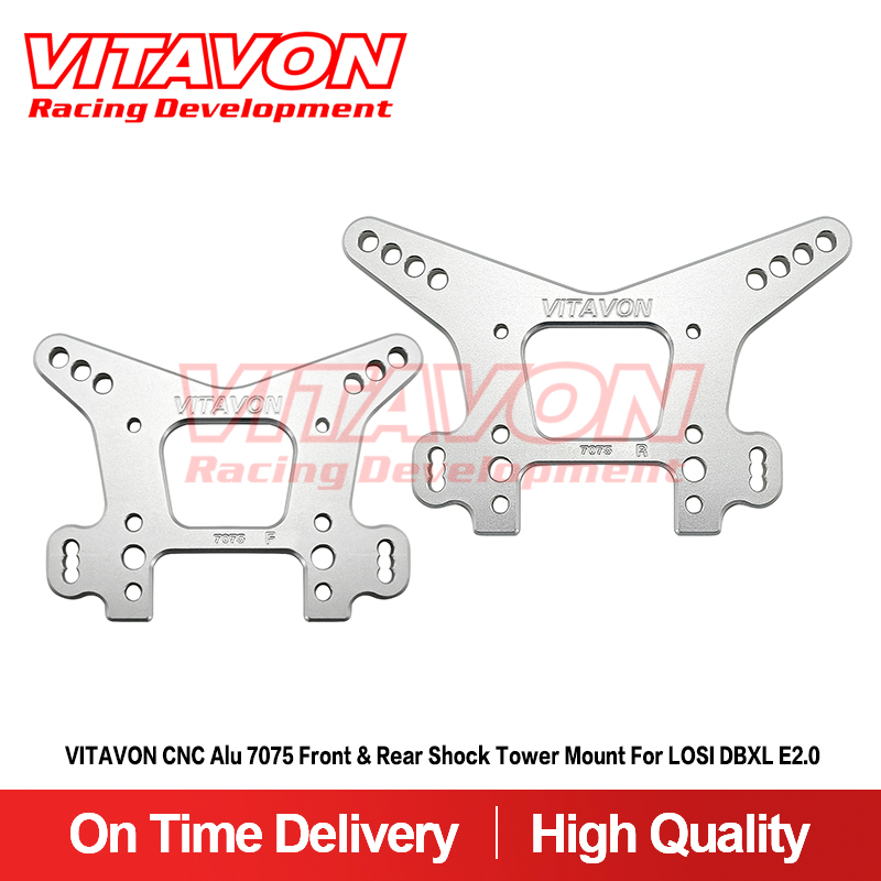 VITAVON CNC Alu 7075 Front & Rear Shock Tower Mount for LOSI DBXL E2.0