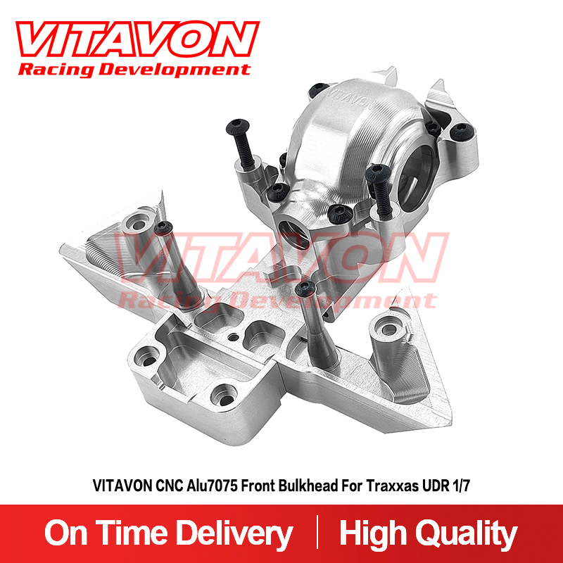 VITAVON CNC Aluminum 7075 Front Bulkhead For UDR Traxxas Unlimited Desert Racer 1:7