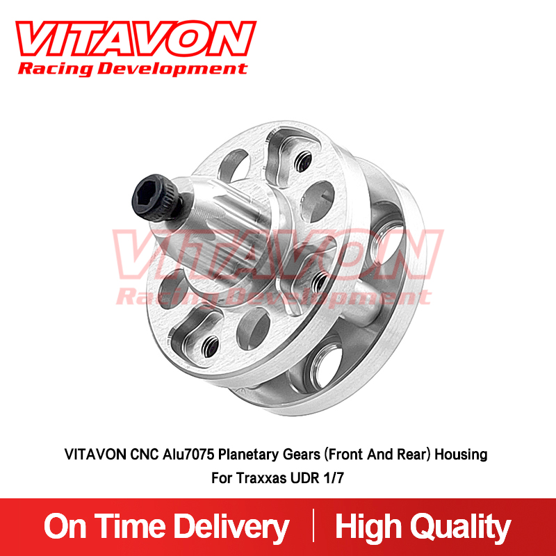 VITAVON CNC Alu Planetary Gears (Front and Rear) housing for Traxxas UDR 1/7