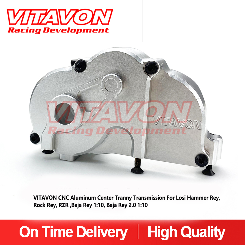 VITAVON CNC Aluminum Center Tranny Transmission For Losi Hammer Rey, Rock Rey, Baja Rey 1/10,Baja Rey 2.0 1/10, RZR