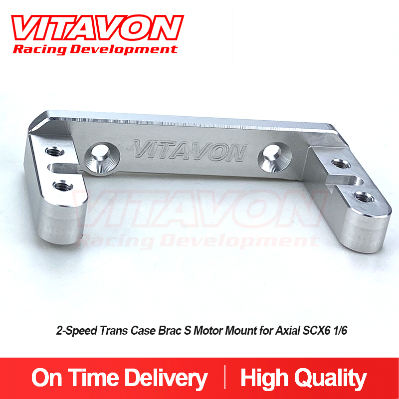 VITAVON CNC Alu 2-Speed Trans Case Brac S Motor Mount for Axial SCX6  Jeep Wrangler Trail Honcho 1/6