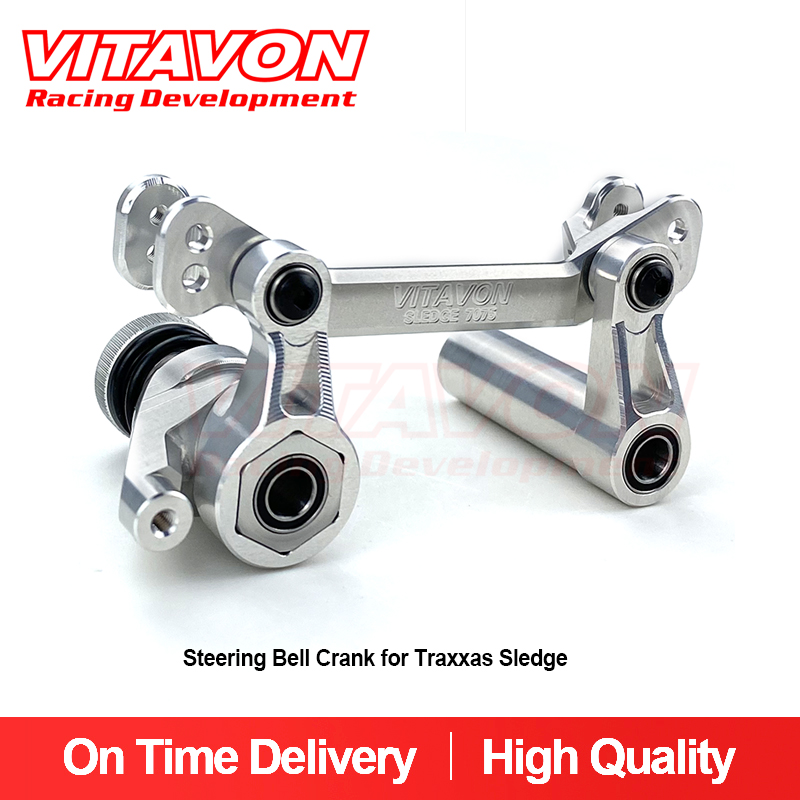 VITAVON CNC Alu#7075 Steering Bell Crank for Traxxas Sledge