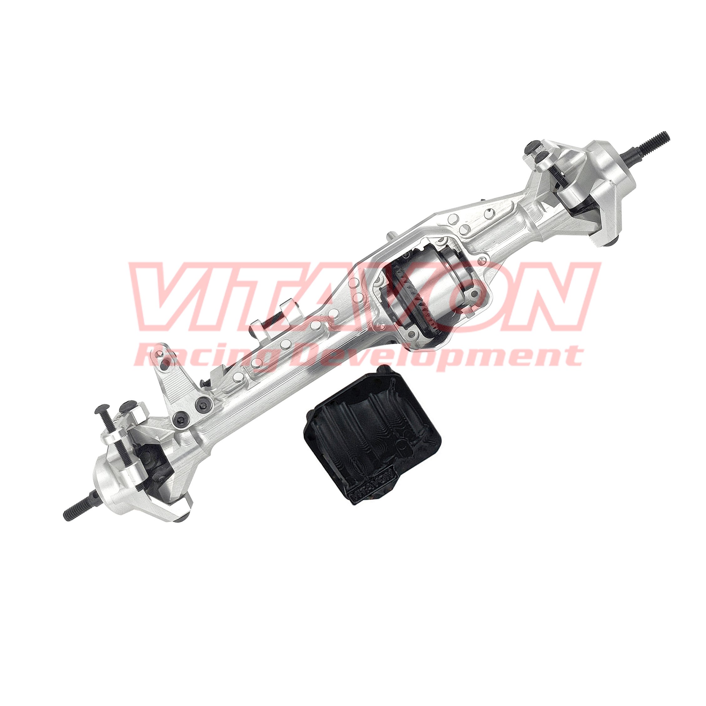 VITAVON CNC Alu7075 Front Axle Kit With Diff Case Set For SCX6 Jeep Wrangler Trail Honcho 1/6