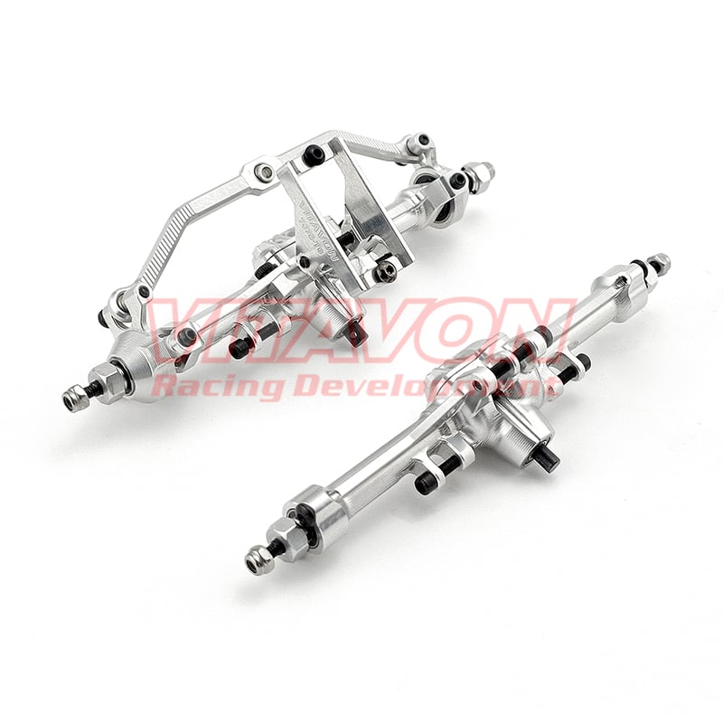 VITAVON CNC Aluminum 7075 Front & Rear Axle Kit For Traxxas TRX-4 MINI 1:18