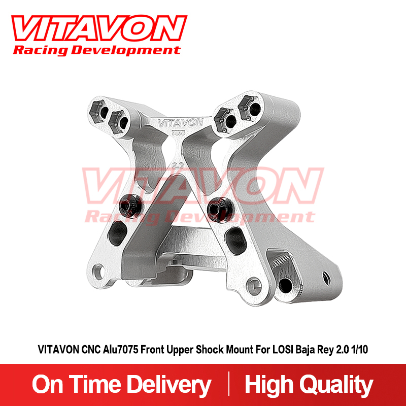 VITAVON CNC Alu7075 Front Upper Shock Mount For LOSI Baja Rey 2.0 1/10