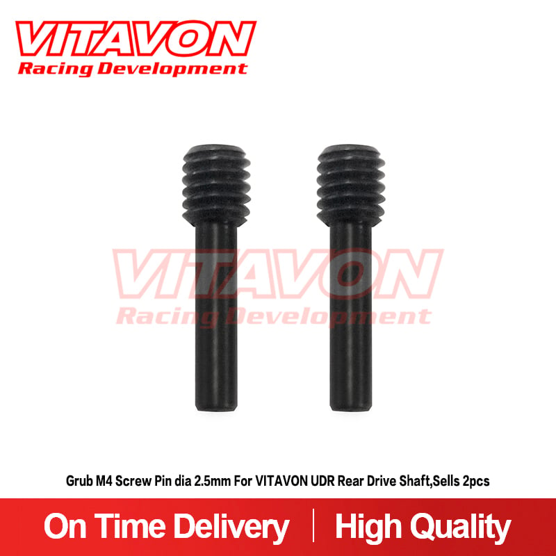 VITAVON Grub M4 Screw Pin dia 2.5mm For VITAVON UDR Rear Drive Shaft,Sells 2pcs