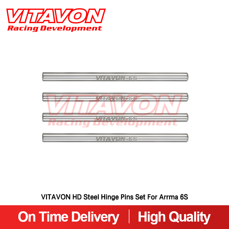 VITAVON HD steel Hinge Pins Set For Arrma 6S