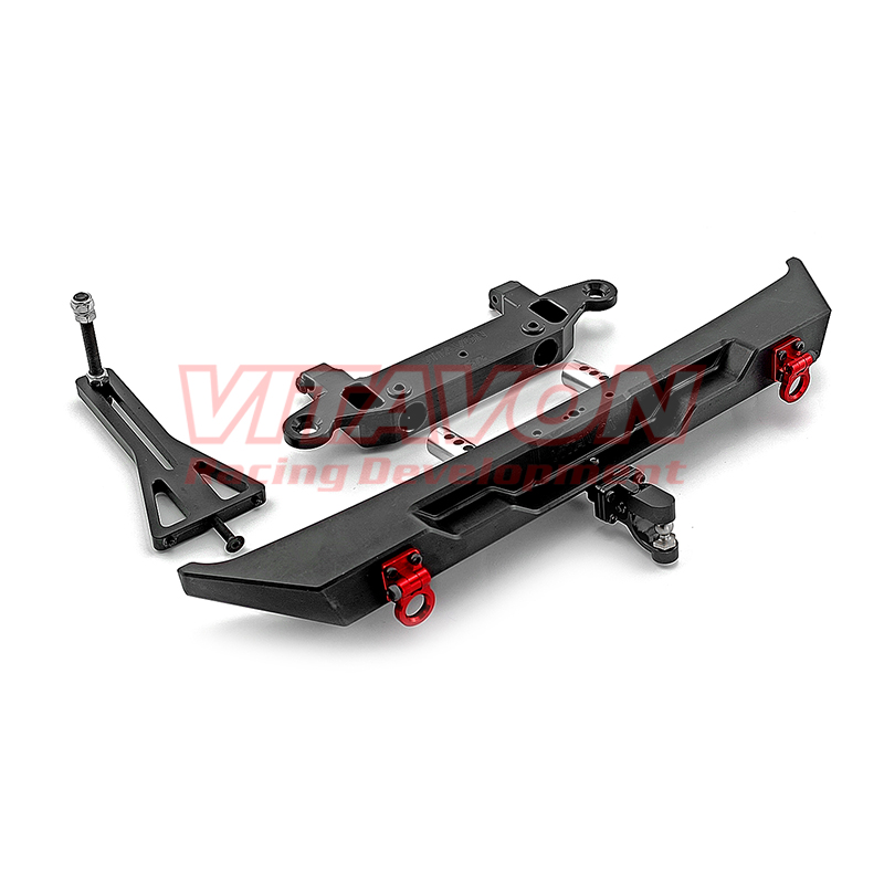 VITAVON Rear Bumper Mount&Rear Bumper for Axial SCX6 Jeep Wrangler 1/6