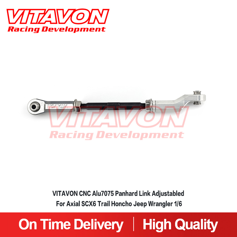 VITAVON CNC Alu7075 Panhard Link Adjustabled For Axial SCX6 Trail Honcho Jeep Wrangler 1/6