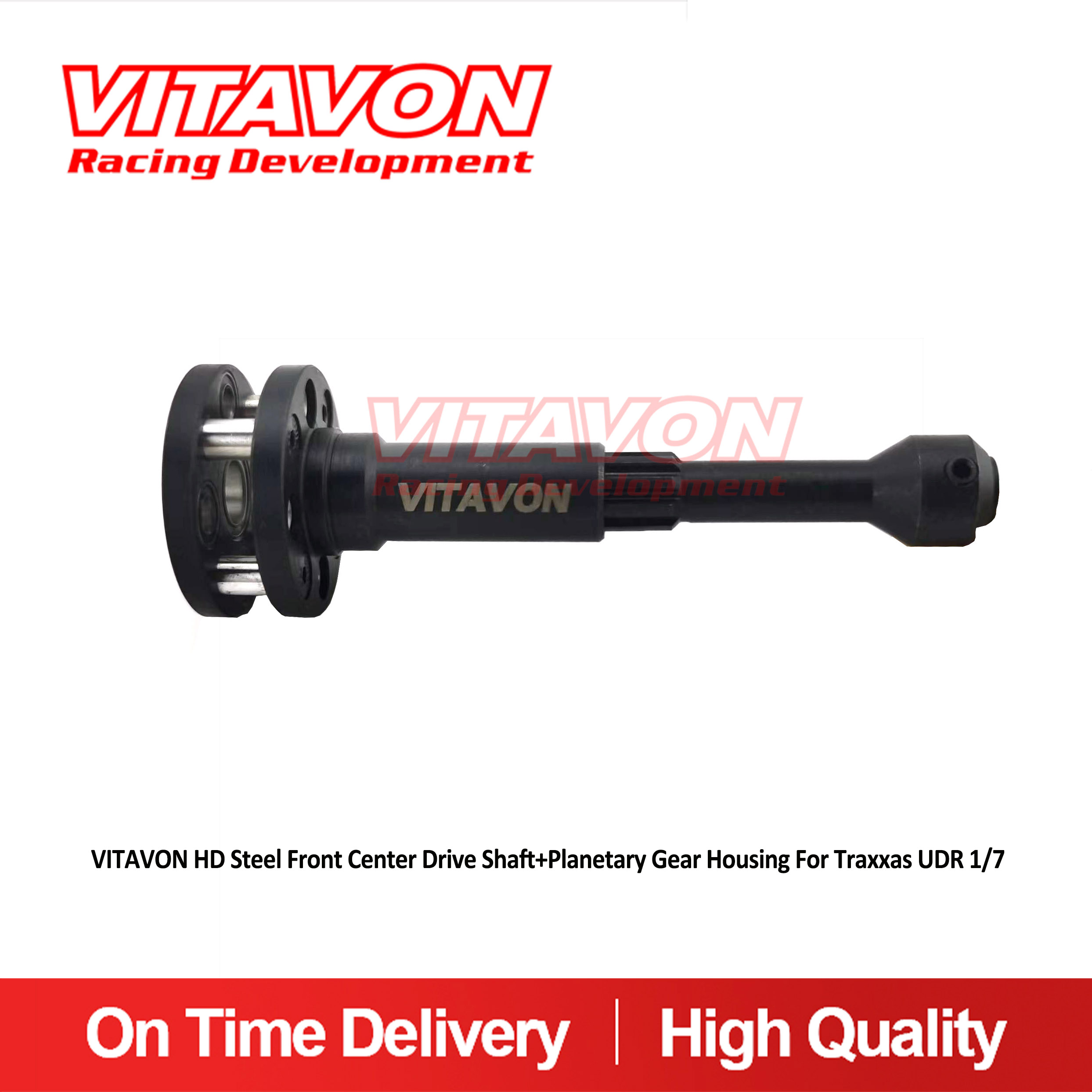 VITAVON HD Steel Front Center Drive Shaft+Planetary Gear Housing For Traxxas UDR 1/7 