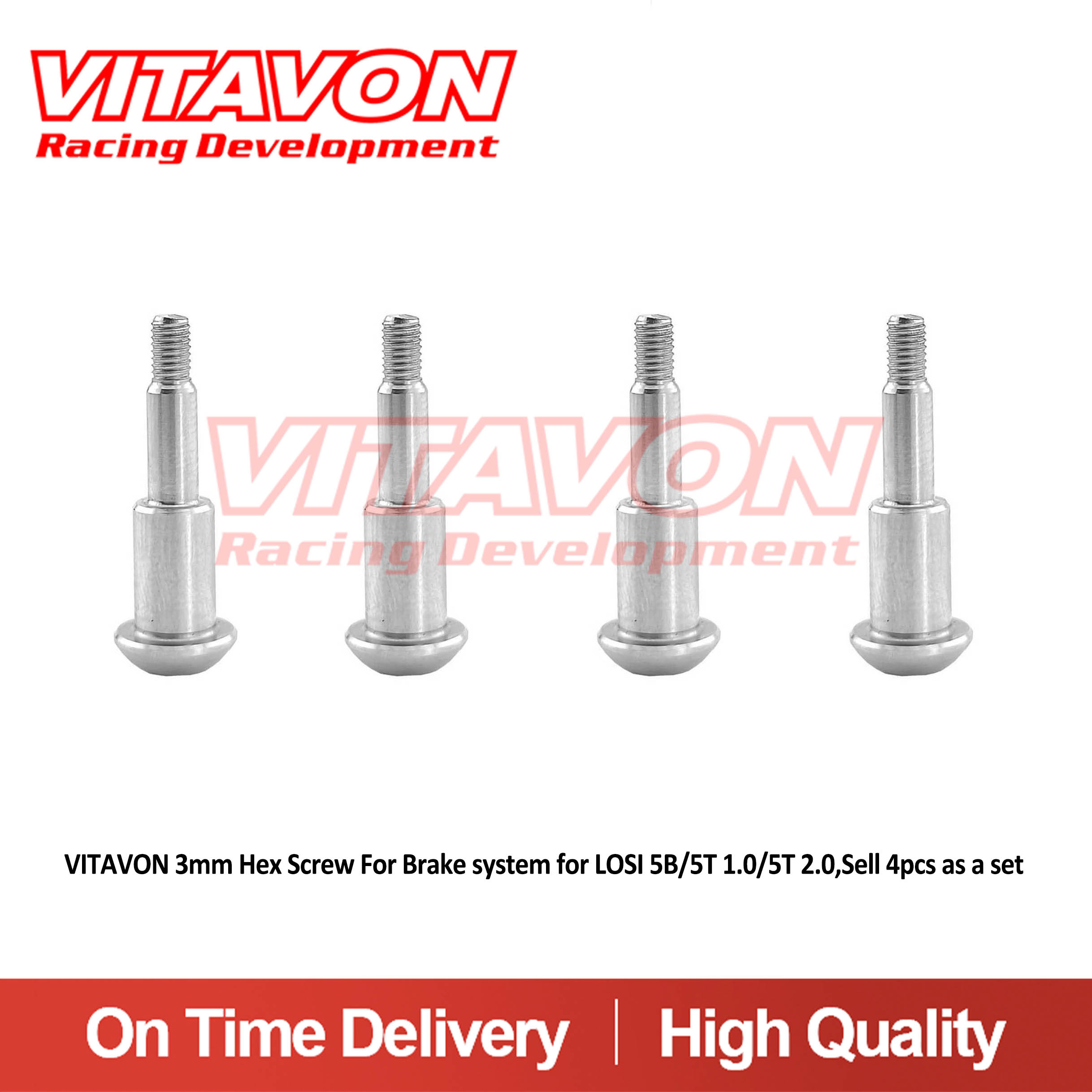 ITAVON 3mm Hex Screw For Brake system for LOSI 5B/5T ,Sell 4pcs as a set